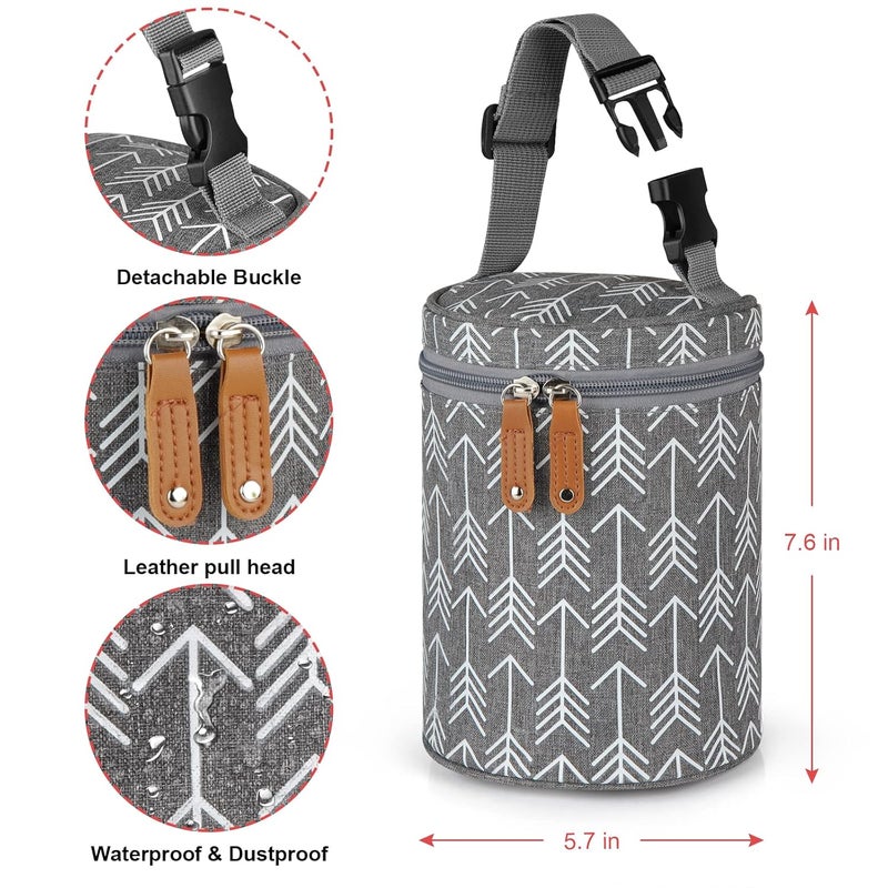 accmor Breastmilk Cooler Bag, Insulated Baby Bottle Cooler Tote Bags for Nursing Mom Daycare - Image 4